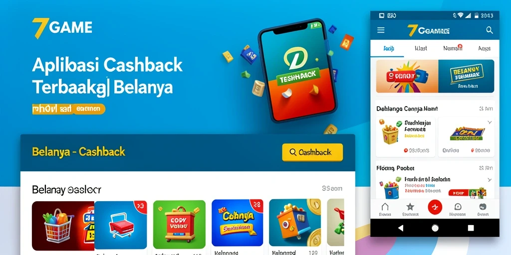 Tampilan antarmuka aplikasi Cashback 7GAME yang menarik dan mudah digunakan.