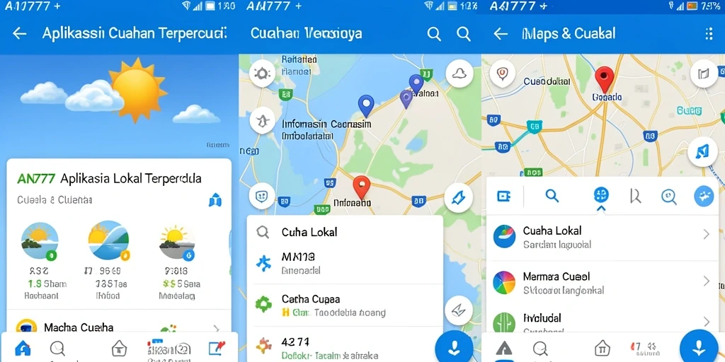 Tampilan antarmuka AN777 yang intuitif dan informatif.