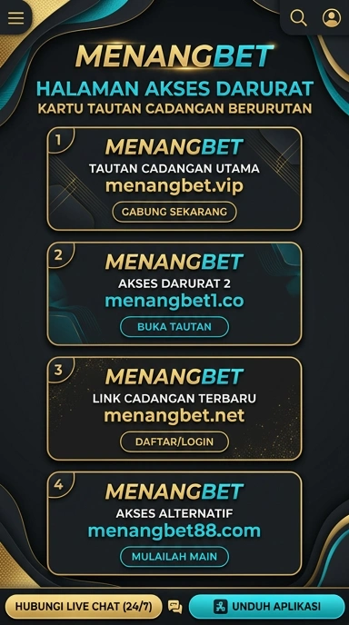 Tampilan link alternatif menangbet
